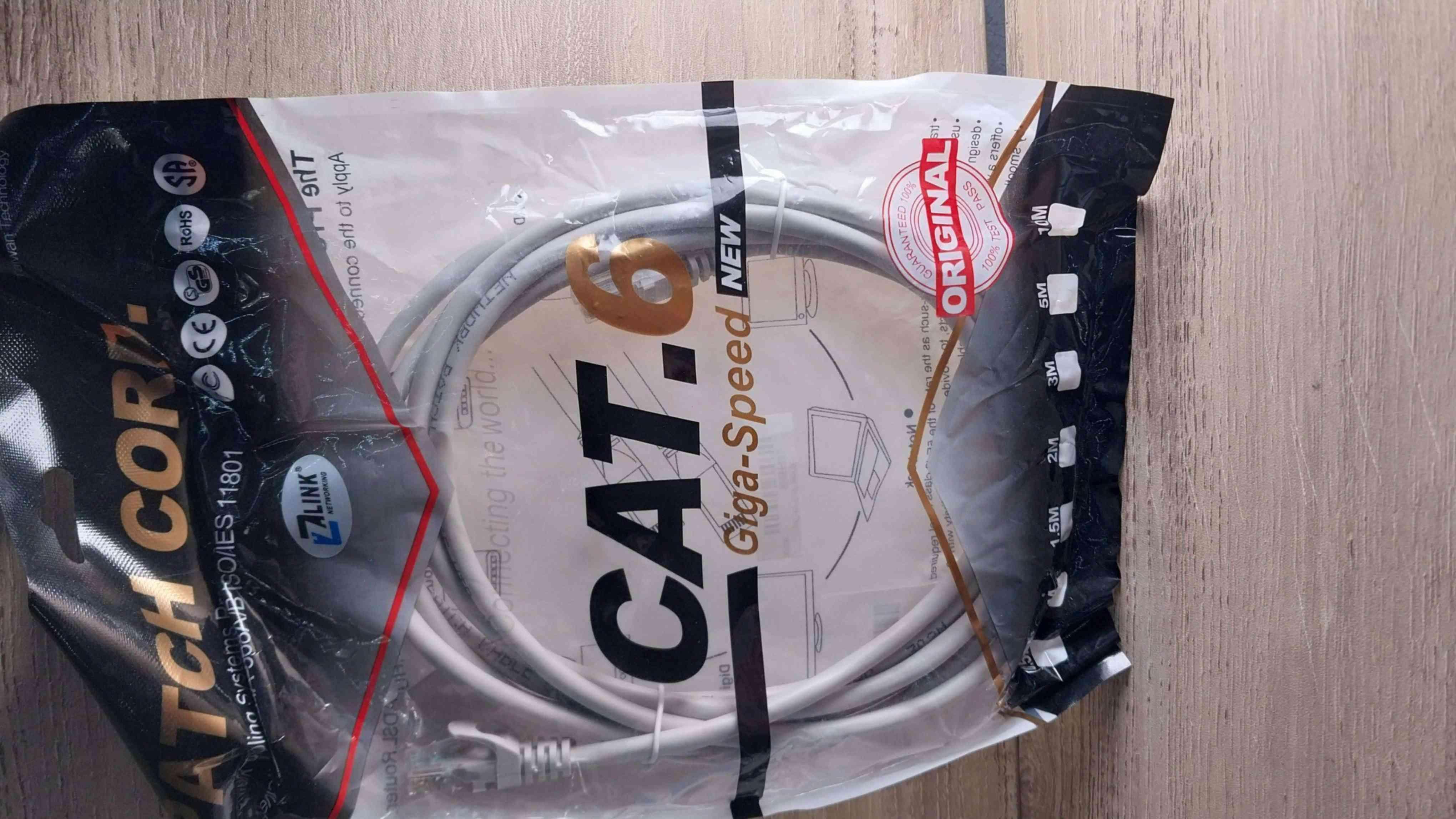كابل نت cat 6 3m